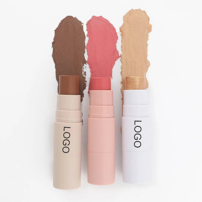 Private Label Blush Highlighter Concealer Stick Custom Bulk Long-lasting Non-fading Waterproof Covers Acne Marks Face Makeup