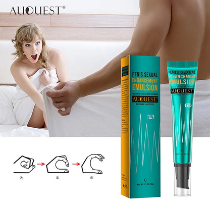AUQUEST Penis Thickening Growth Delay Man Big Dick Enlargement Cream Cock Erection Enhancer Men Body Care Enlarge Massage