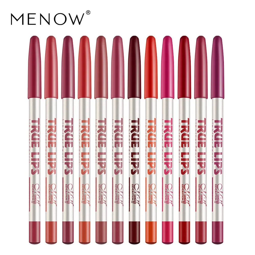 12 color Wood Lip Liner Pencil Long Lasting waterproof Matte Red Lip Pencil Lipstick Pencil Permanent Makeup Tattoo Accessories