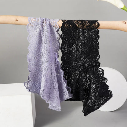 3pcs Sexy Lace Transparent Panties Women Briefs Low Waist Soft Lingerie Comfortable Female Underwear Girls Intimates Panties