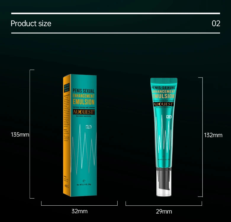 AUQUEST Penis Thickening Growth Delay Man Big Dick Enlargement Cream Cock Erection Enhancer Men Body Care Enlarge Massage