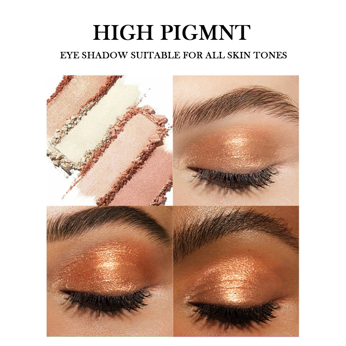 18Color Eyeshadow Palette Pearlescent Matte Fine Shimmer Glitter Earth Tones Long Lasting High Performance Beauty Makeup