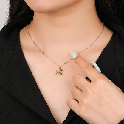 3D Balloon Dog Pendant Necklaces for Women Gold Silver Color Chain Robotic Animal Clavicle Choker Collar Wedding Christmas Gift