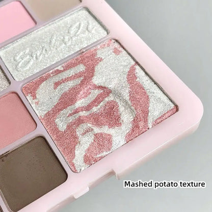 16Colors Pink Mist Eyeshadow Palette High Pigmented Shadow Makeup In Travel All Makeup Palette One Shadow Daily Eye Eye Y1H8