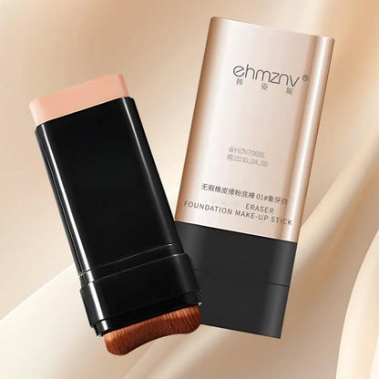 Balance Foundation Stick With Brush Makeup Stick Multi-Use Face Makeup And Contour Stick For Natural Matte Coverage