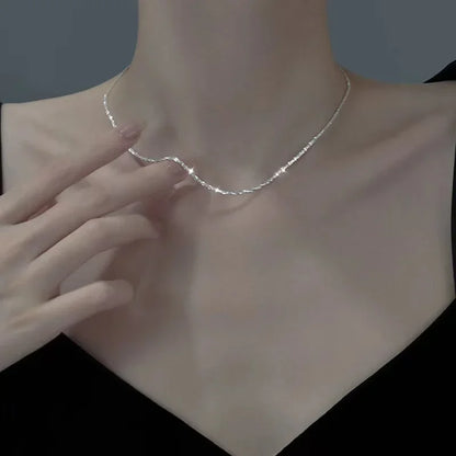 New Fashion Stainless Steel Peach Heart Pendant Y-Shaped Chain Tassel Necklace Women's High Quality Jewelry Party Gift Wholesale