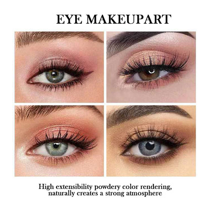 18Color Eyeshadow Palette Pearlescent Matte Fine Shimmer Glitter Earth Tones Long Lasting High Performance Beauty Makeup