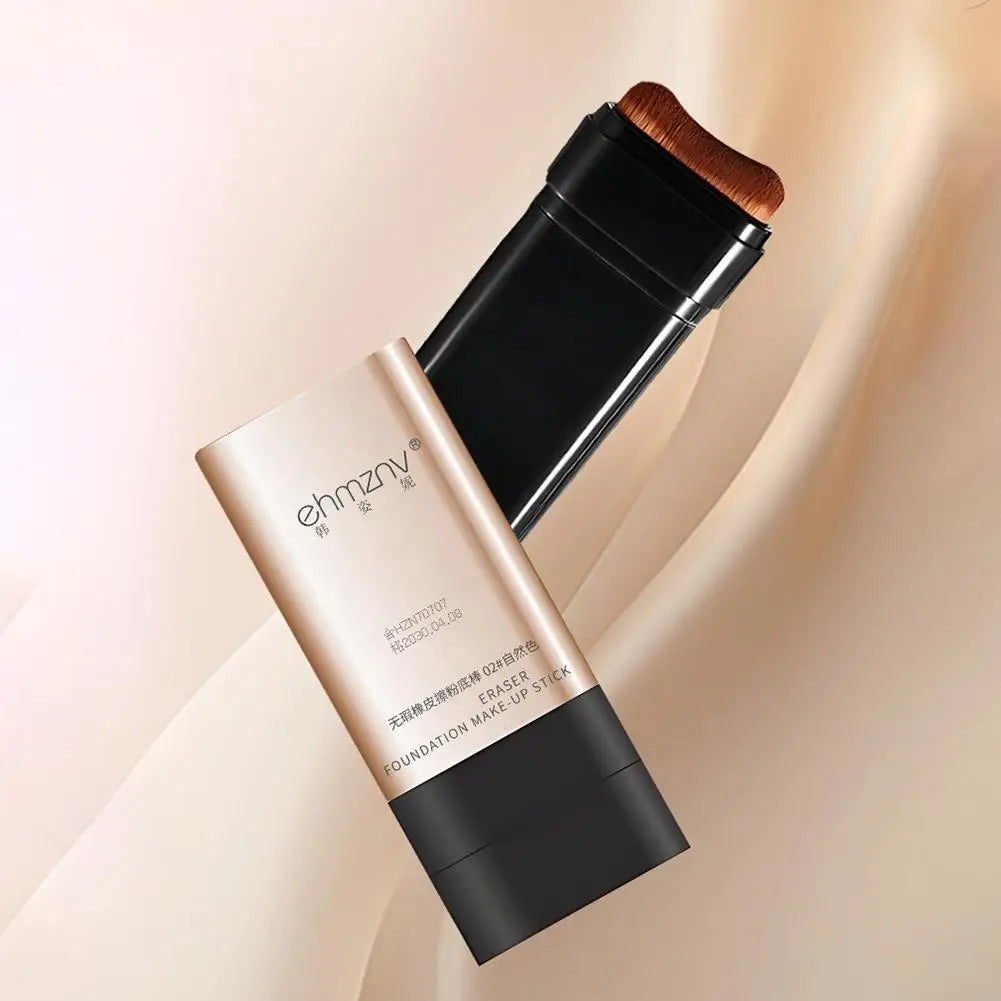 Balance Foundation Stick With Brush Makeup Stick Multi-Use Face Makeup And Contour Stick For Natural Matte Coverage