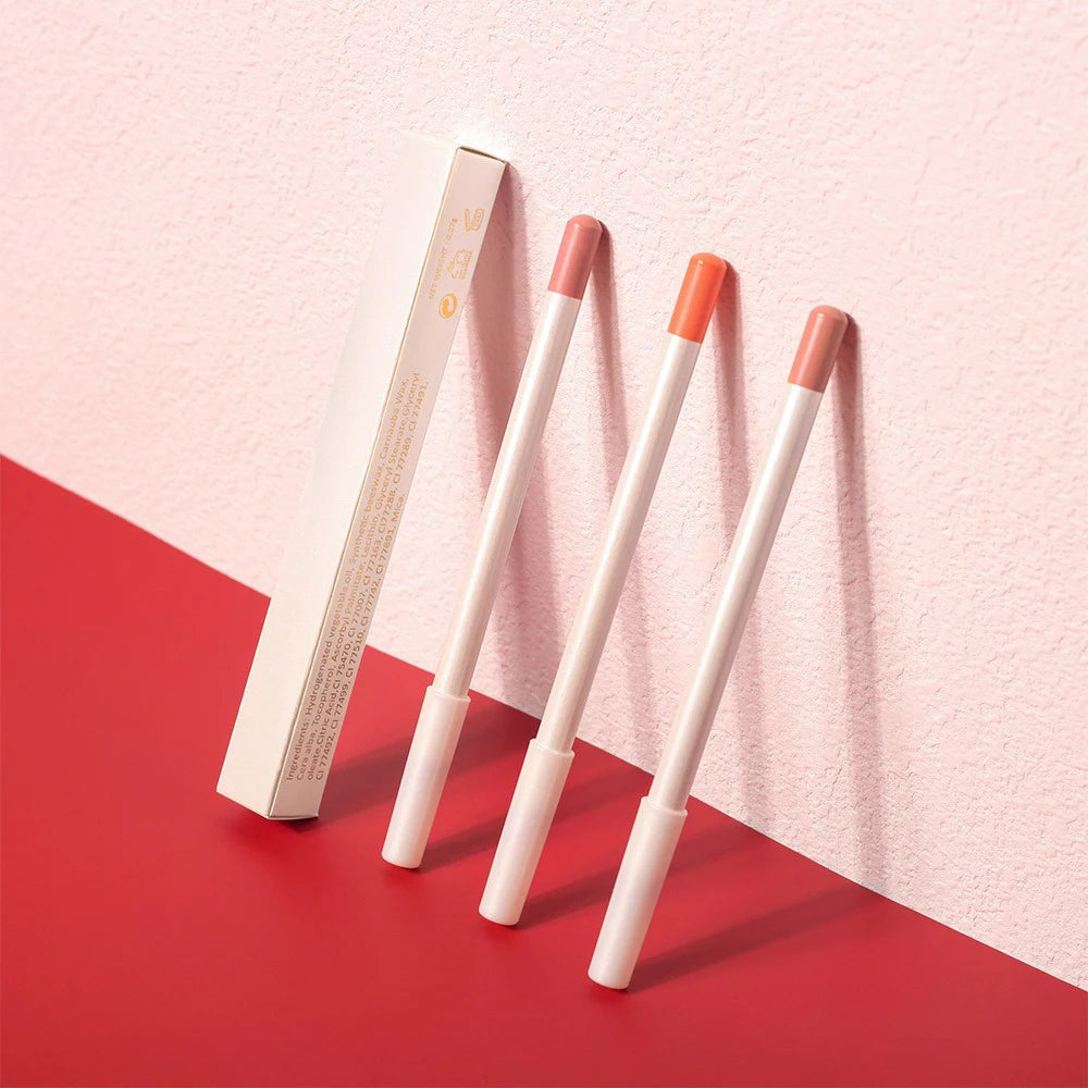 1g Private Label Lip Liner Custom Logo 26 Color Lipliner Eyeliner Multi-purpose Lead-free Pencil Non-stick Pigment Bulk Makeup