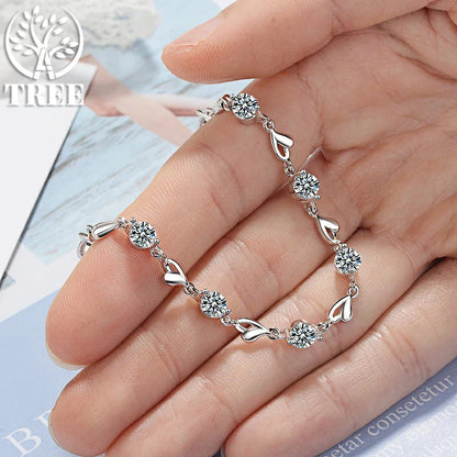 Luxury 925 Sterling Silver Bracelet for Woman Vintage Original Lucky Beads Ball Adjustable Bracelets Designer Party JeweleryGift