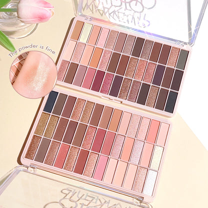 39 Color Eye Shadow Board, Matte Pearlescent, Sequins, A Multi-Purpose Plate, Waterproof Makeup Lasting