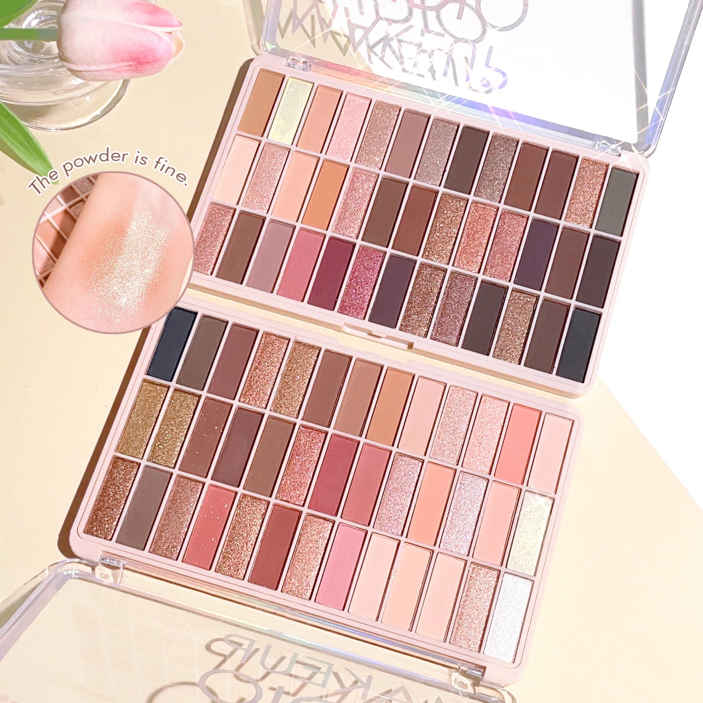 39 Color Eye Shadow Board, Matte Pearlescent, Sequins, A Multi-Purpose Plate, Waterproof Makeup Lasting
