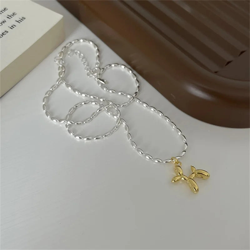 2023 New LOVE Vintage Olive Beads Chian Necklace For Women Girl Clavicle Choker Sexy Fashion Jewelry Gift Party collier