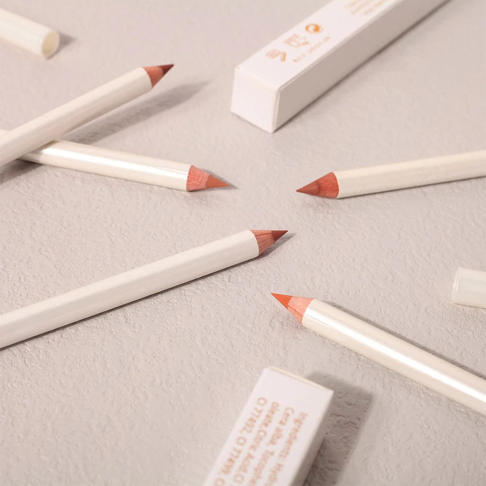1g Private Label Lip Liner Custom Logo 26 Color Lipliner Eyeliner Multi-purpose Lead-free Pencil Non-stick Pigment Bulk Makeup