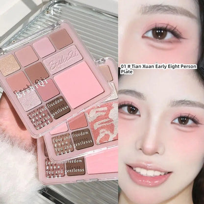 16Colors Pink Mist Eyeshadow Palette High Pigmented Shadow Makeup In Travel All Makeup Palette One Shadow Daily Eye Eye Y1H8