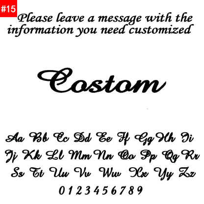 Customized Name Letter Necklace Personalized Stainless Steel Simple Pendant Clavicle Chain Women's Jewelry Valentine's Day Gift