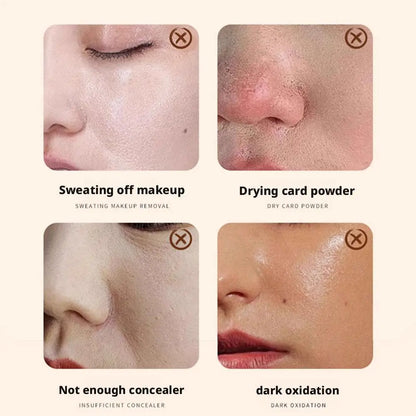 Balance Foundation Stick With Brush Makeup Stick Multi-Use Face Makeup And Contour Stick For Natural Matte Coverage