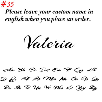 Custom Name Necklace for Women Personalised Cursive Letter Pendant Stainless Steel Jewelry Men Chain Choker Collar Personalizado