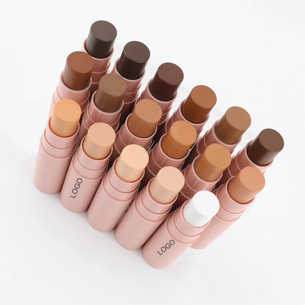 Private Label Blush Highlighter Concealer Stick Custom Bulk Long-lasting Non-fading Waterproof Covers Acne Marks Face Makeup