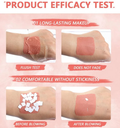Pudaier Velvet Matte Liquid Lip Gloss Glaze Makeup Waterproof Long Lasting Non-Fade Non-Stick Lipgloss Make-up for Miss Women