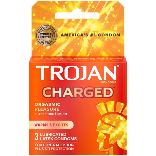 TROJAN CONDOMS CHARGED