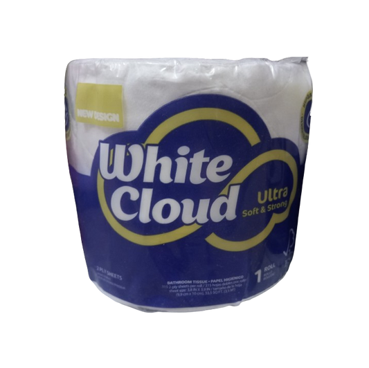 WHITE CLOUD ULTRA SOFT AND STRONG,  1 ROLL