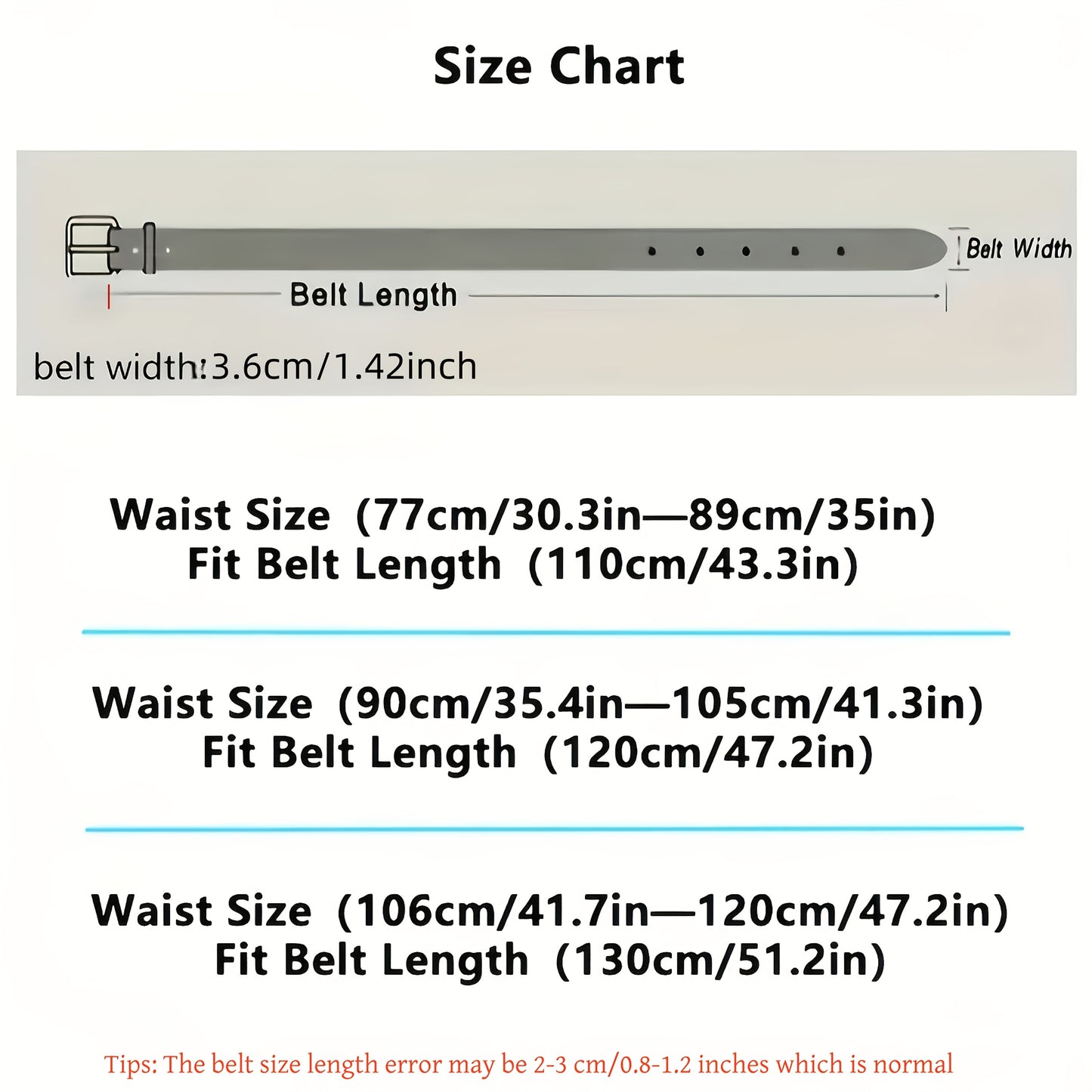 Men'S Genuine Leather Belt with Alloy Buckle - Heavy-Duty, Sweat-Resistant, Formal & Casual Belt for Big Waist - All-Season Everyday & Special Occasion Belt - Durable Metal Buckle Closure - Ideal for Jeans, Dresses, Business