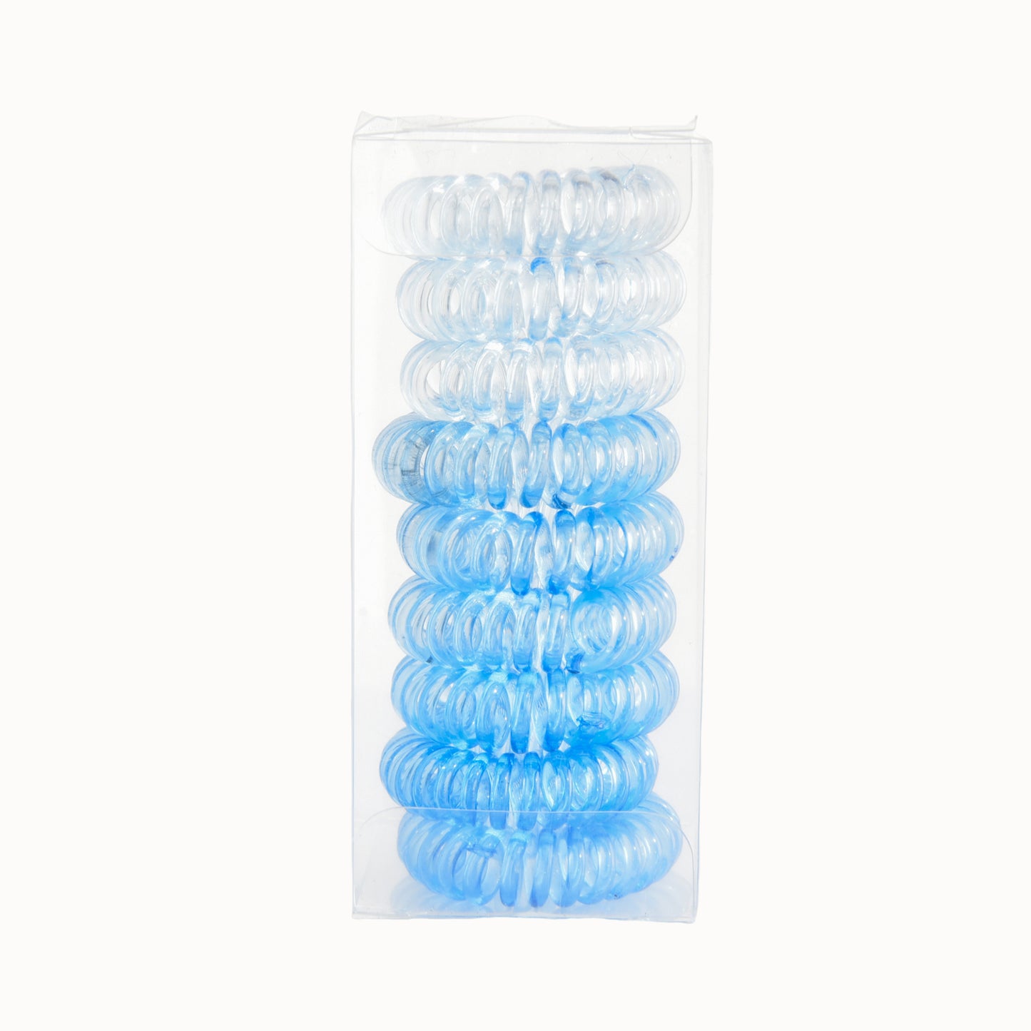 [No Crease Hair Ties] 9 Pcs No Crease Spiral Hair Ties | Coil Hair Ties, Phone Cord Hair Ties, Women Ponytail Holder Elastics