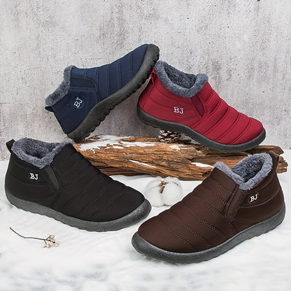 Women Winter Boots Slip On Winter Shoes for Women Ankle Boots Female Snow Boots, Winter Ankle Boots for Women, Snow Boots for Women High Quality Non Slip, Shoes for Women Winter, Fleece Boots, High Quality Winter Boots