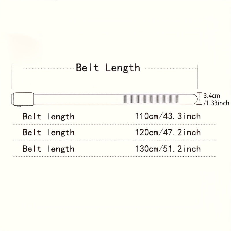 Men's Luxury Automatic Belt - Adjustable Formal & Casual Dress Belt with Alloy Auto Buckle, One-Touch Closure, Compatible with Dress Pants, Jeans, Business & Casual Attire - Ideal Gift for Dad, Husband, Professionals - Durabl